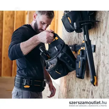 TOUGHBUILT CT-24 Övtáska kalapácstartóval 25,5x15x28cm + TB-53 Fali tartó tárolórendszerhez 60cm