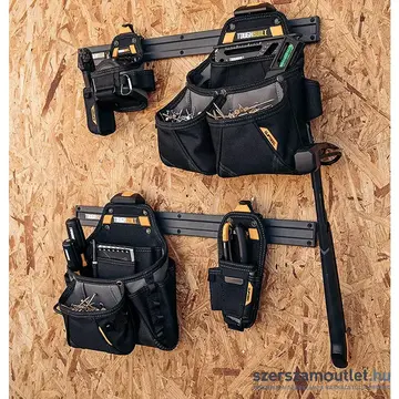 TOUGHBUILT CT-24 Övtáska kalapácstartóval 25,5x15x28cm + TB-53 Fali tartó tárolórendszerhez 60cm