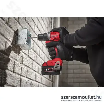 MILWAUKEE M18 BLDDRC-502C Akkus fúró-csavarozó kofferben (2x5,0Ah/18V) (4933492835)
