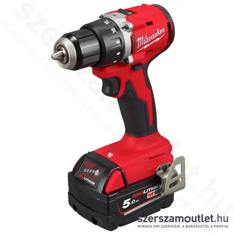 MILWAUKEE M18 BLDDRC-502C Akkus fúró-csavarozó kofferben (2x5,0Ah/18V) (4933492835)
