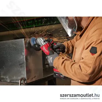 MILWAUKEE M18 FSAGSVO125X-0X Akkus sarokcsiszoló alsókapcs. HD koffer (18V/125mm)(Akku/töltő nélkül)