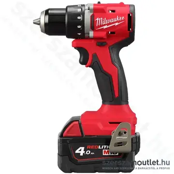 MILWAUKEE M18 BLDDRC-402C Akkus fúró-csavarozó kofferben (2x4,0Ah/18V) (4933492834)
