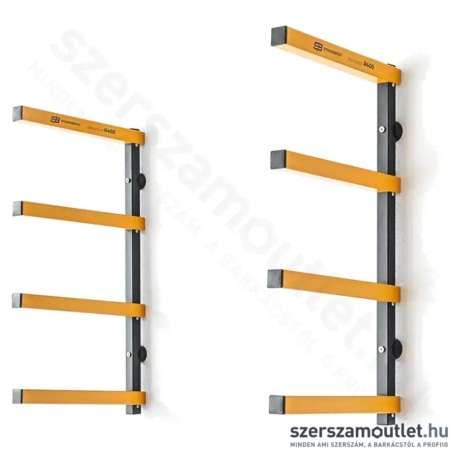 STRONGBOLD StrongRack R400 fali rendszerező 620x30x300cm 200kg (1pár) (382400STRONGBOLD)