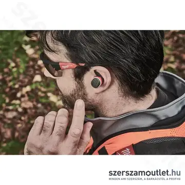 MILWAUKEE L4 RLEPB-301 USB újratölthető hallásvédő füldugók BLUETOOTH funkcióval (3,0Ah/4,0V)