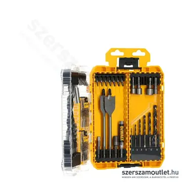DEWALT TOUGHCASE Black Gold fúrószár- és bitkészlet 100db-os (DT70784-QZ)