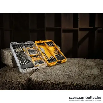 DEWALT TOUGHCASE Black Gold fúrószár- és bitkészlet 100db-os (DT70784-QZ)