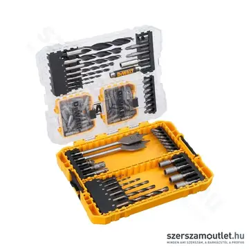 DEWALT TOUGHCASE Black Gold fúrószár- és bitkészlet 100db-os (DT70784-QZ)