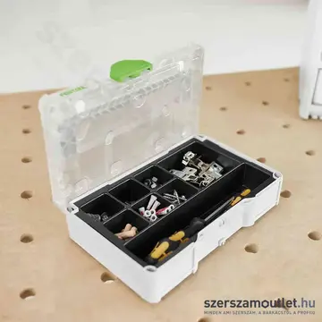 FESTOOL Systainer³ SYS3 S 76 TRA szerszámos láda (átlátszó tetővel)