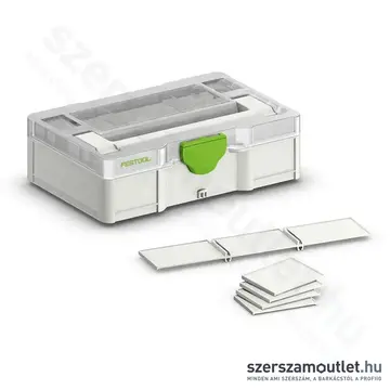 FESTOOL Systainer³ SYS3 S 76 TRA szerszámos láda (átlátszó tetővel)