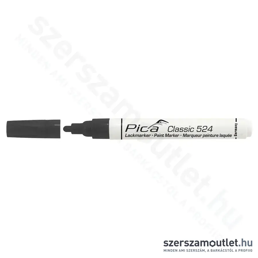 PICA CLASSIC Kerekhegyű, festék jelölőfilc 2-4mm (Fekete) (524/46)