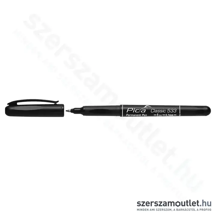 PICA CLASSIC Kerekhegyű, festék jelölőfilc 0,7mm (Fekete) (533/46)