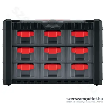 KISTENBERG MULTICASE CARGO Szortimenter szett, falra szerelhető, 400x200x260mm (KMC303)
