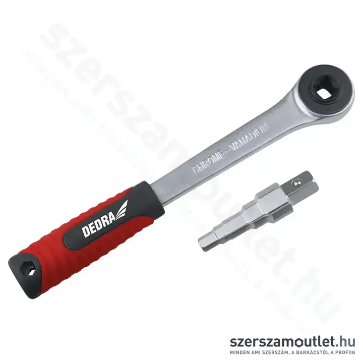 DEDRA Racsnis kulcs - Hajtószárral 1/2"