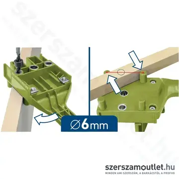 EXTOL Fatipliző sablon készlet 44 részes (6/8/10mm) (901803)