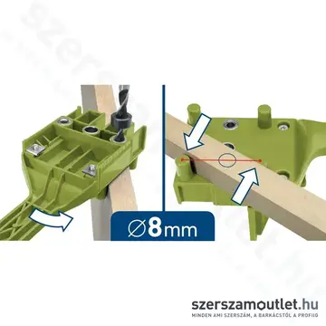 EXTOL Fatipliző sablon készlet 44 részes (6/8/10mm) (901803)