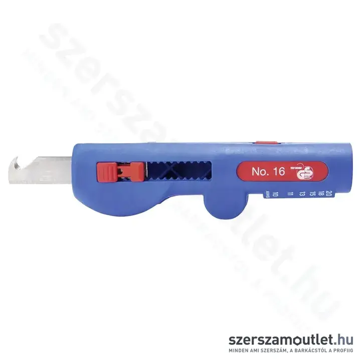 WEICON No.16 Quadro Kábel csupaszoló/vezeték blankoló 4 funkciós Solingen pengével 8-13mm, 125mm (52