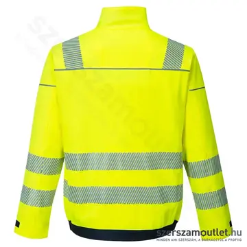 PORTWEST T500 PW3 Hi-Vis Jól láthatósági kabát (Sárga/Tengerészkék) (PW-T500YNR)