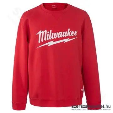 MILWAUKEE márkajelzésű Környakú pulóver3XL (Piros)