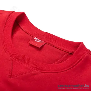 MILWAUKEE márkajelzésű Környakú pulóver3XL (Piros)