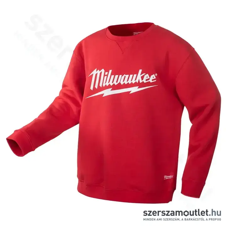 MILWAUKEE márkajelzésű Környakú pulóver3XL (Piros)