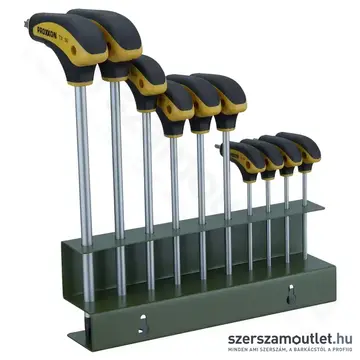 PROXXON T-szárú torxkulcs készlet TX8-50, 10db-os