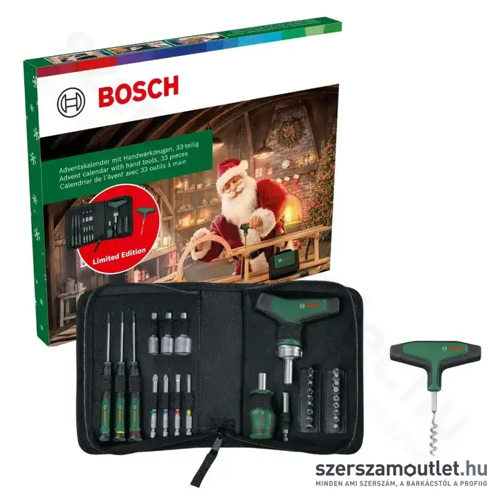 BOSCH Adventi kalendárium 2024, 33 részes (1600A0349X)