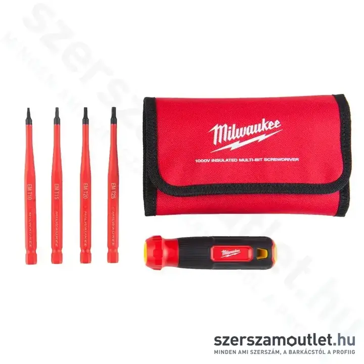 MILWAUKEE Többszárú szigetelt csavarhúzó készlet 4 részes (TX)