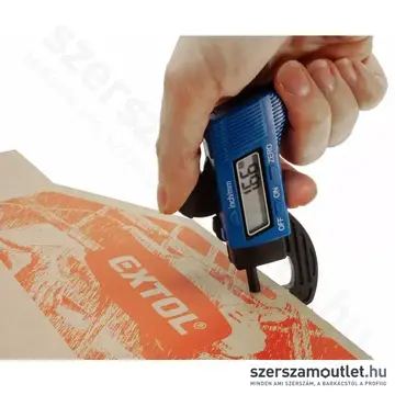 EXTOL Digitális mikrométer 0,01x12,7mm, műanyag, pontosság ±0,1mm (925230)