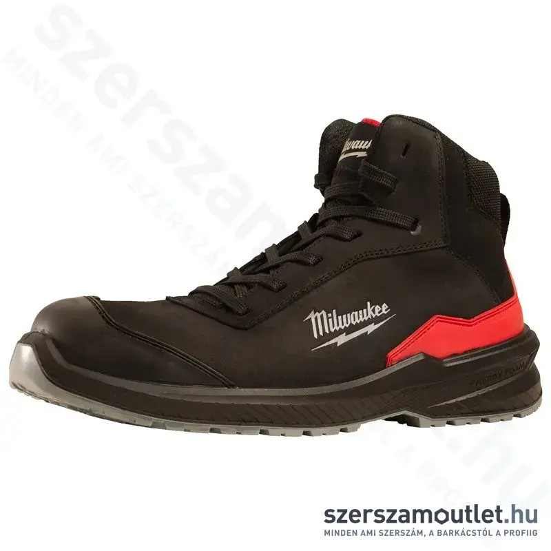 MILWAUKEE FLEXTRED S3S Munkavédelmi bőr magasszárú cipő 41-es (1M110133) (4932493732)