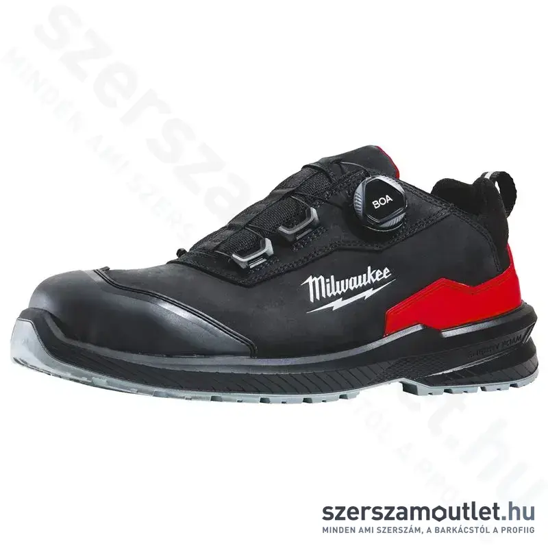 MILWAUKEE FLEXTRED S3S Munkavédelmi bőr félcipő BOA fűzővel 46-os (B1L110133)