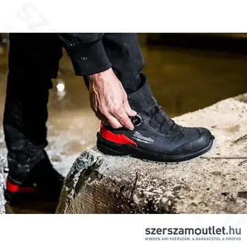 MILWAUKEE FLEXTRED S1PS Munkavédelmi magasszárú cipő BOA fűzővel 45-ös (B1M110133)