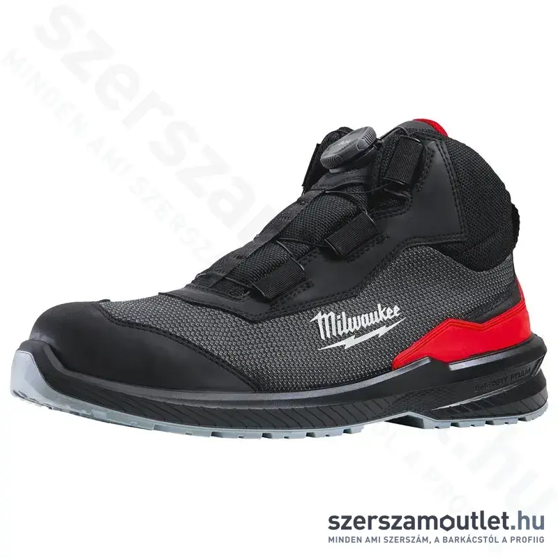 MILWAUKEE FLEXTRED S1PS Munkavédelmi magasszárú cipő BOA fűzővel 45-ös (B1M110133)