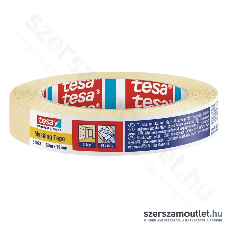 TESA Professional Festőszalag 50m/19mm (51023-00000)