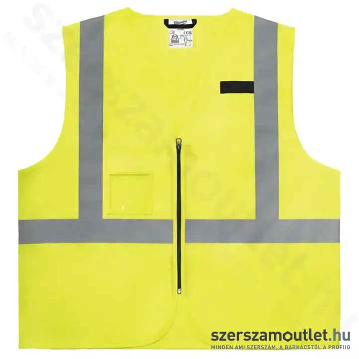 MILWAUKEE Láthatósági mellény, sárga (4XL/5XL)