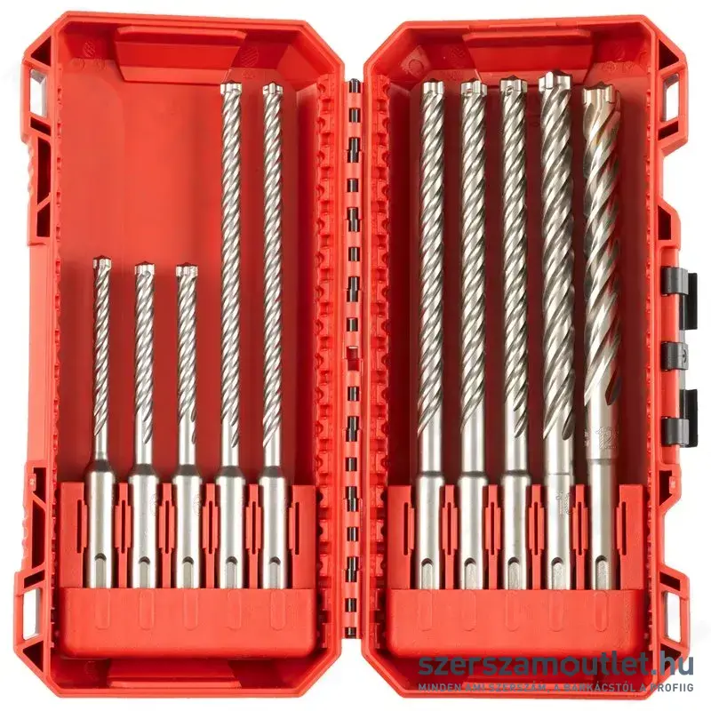 MILWAUKEE SDS-Plus MX4 SET 3 Fúrószár készlet 10 részes (5-12mm)