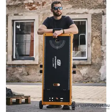 STRONGBOLD StrongBench B910 Multifunkcionális, összecsukható munkaasztal és platform 122x56x16cm