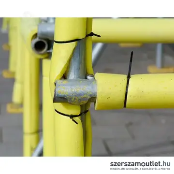 NEO TOOLS EXTREME Kábelkötegelő, gyorskötöző, UV-álló, 12x700mm (Fekete) (50db/csomag)