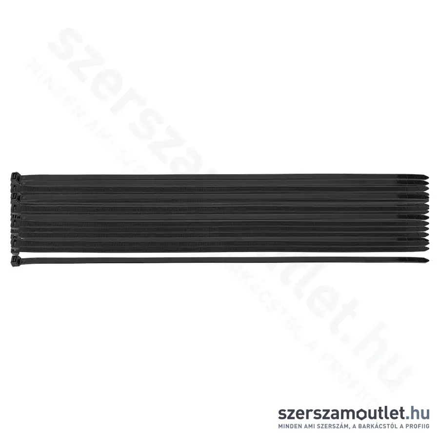 NEO TOOLS EXTREME Kábelkötegelő, gyorskötöző, UV-álló, 12x700mm (Fekete) (50db/csomag)