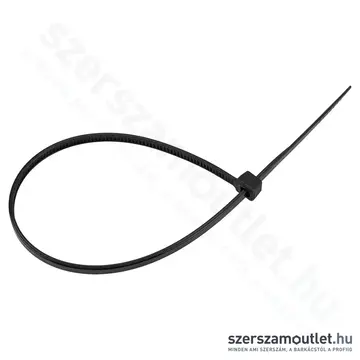 NEO TOOLS EXTREME Kábelkötegelő, gyorskötöző készlet, UV-álló, 75db-os (Fekete)