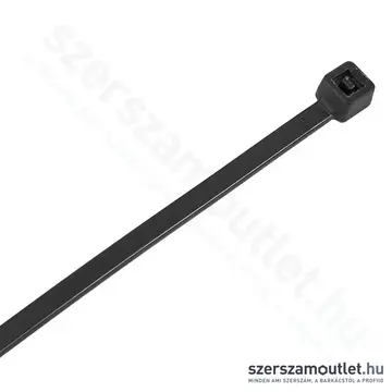 NEO TOOLS EXTREME Kábelkötegelő, gyorskötöző készlet, UV-álló, 75db-os (Fekete)