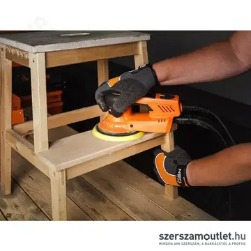 NEO TOOLS Csiszolókorong, tépőzáras, P180, 150mm (5db/csomag)