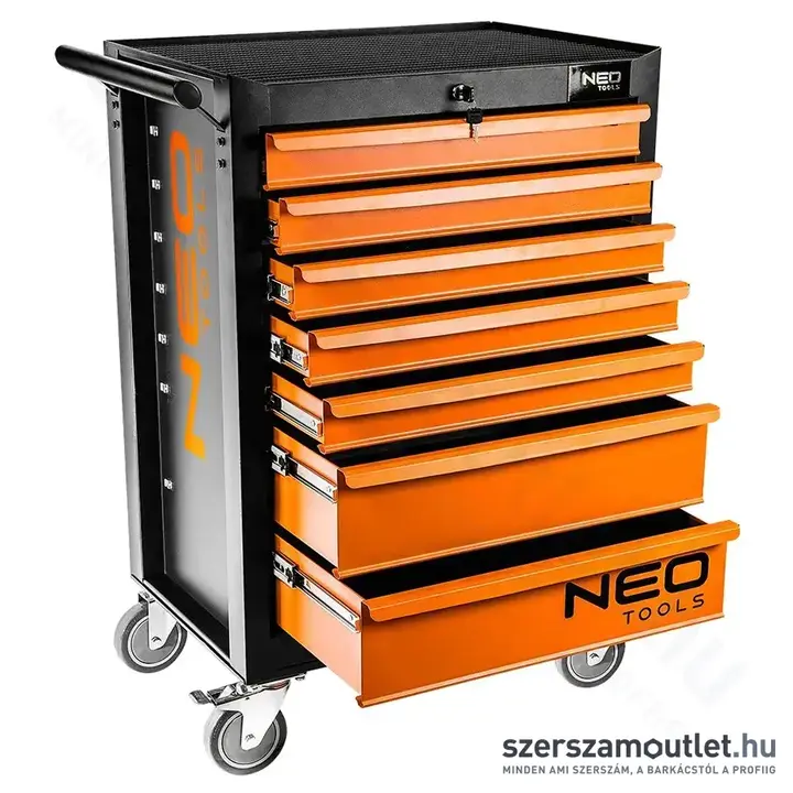 NEO TOOLS Műhelykocsi, 7 fiókos, 680x460x1030mm