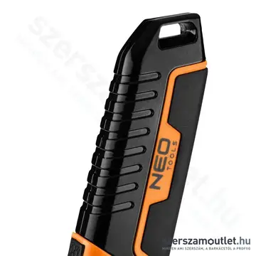 NEO TOOLS Trapézpengés kés, biztonsági, rugós pengevisszahúzóval, alu házas, 170mm