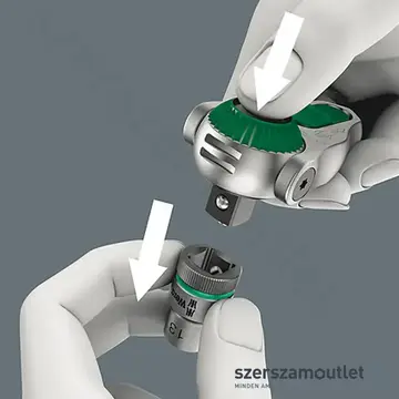 WERA 8000 A SB Zyklop Speed Csuklós racsnis hajtókar 1/4