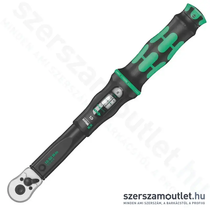WERA Click-Torque C 1 Nyomatékkulcs 1/2"x360mm, 10-50Nm