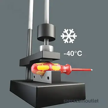 WERA 162 IS PH VDE Szigetelt csavarhúzó vékony szárral PH2x100mm