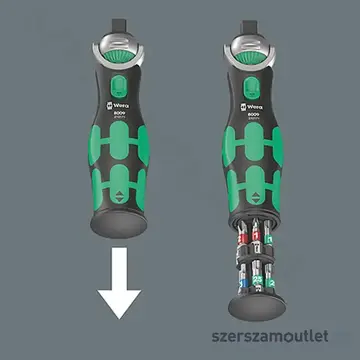 WERA 8009 Zyklop Pocket Set 2 Rögzítő készlet 18 részes