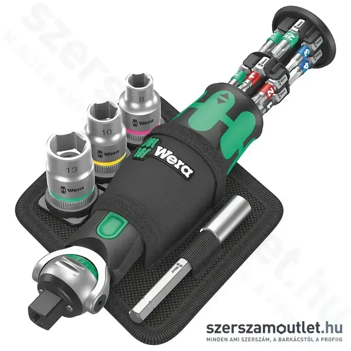 WERA 8009 Zyklop Pocket Set 2 Rögzítő készlet 18 részes