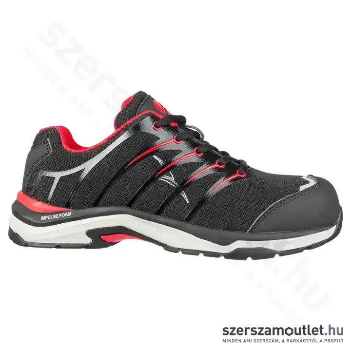 ALBATROS Twist Red Wns Low S1P ESD HRO SRC Női munkavédelmi cipő 39-es (Fekete/Piros)
