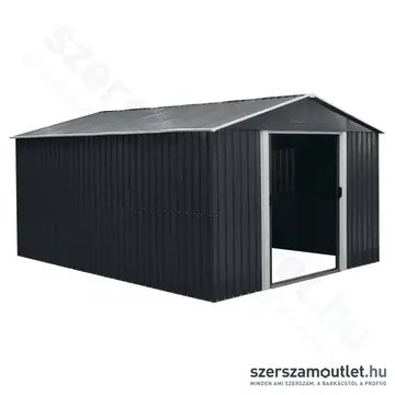 RIWALL PRO RMSA Fém kerti tároló nyeregtetővel, 17,8m3, 367x301x214cm (Antracit)